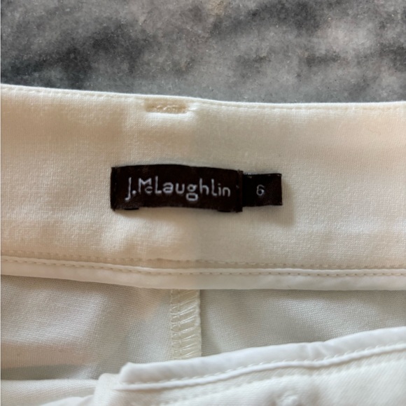 J. McLaughlin Deanne Pants in Ivory Sz 6 - Picture 10 of 11